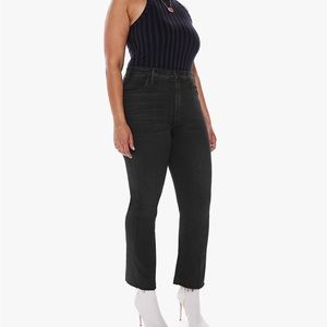 Mother Denim The Hustler Ankle Fray In Encounters At Night